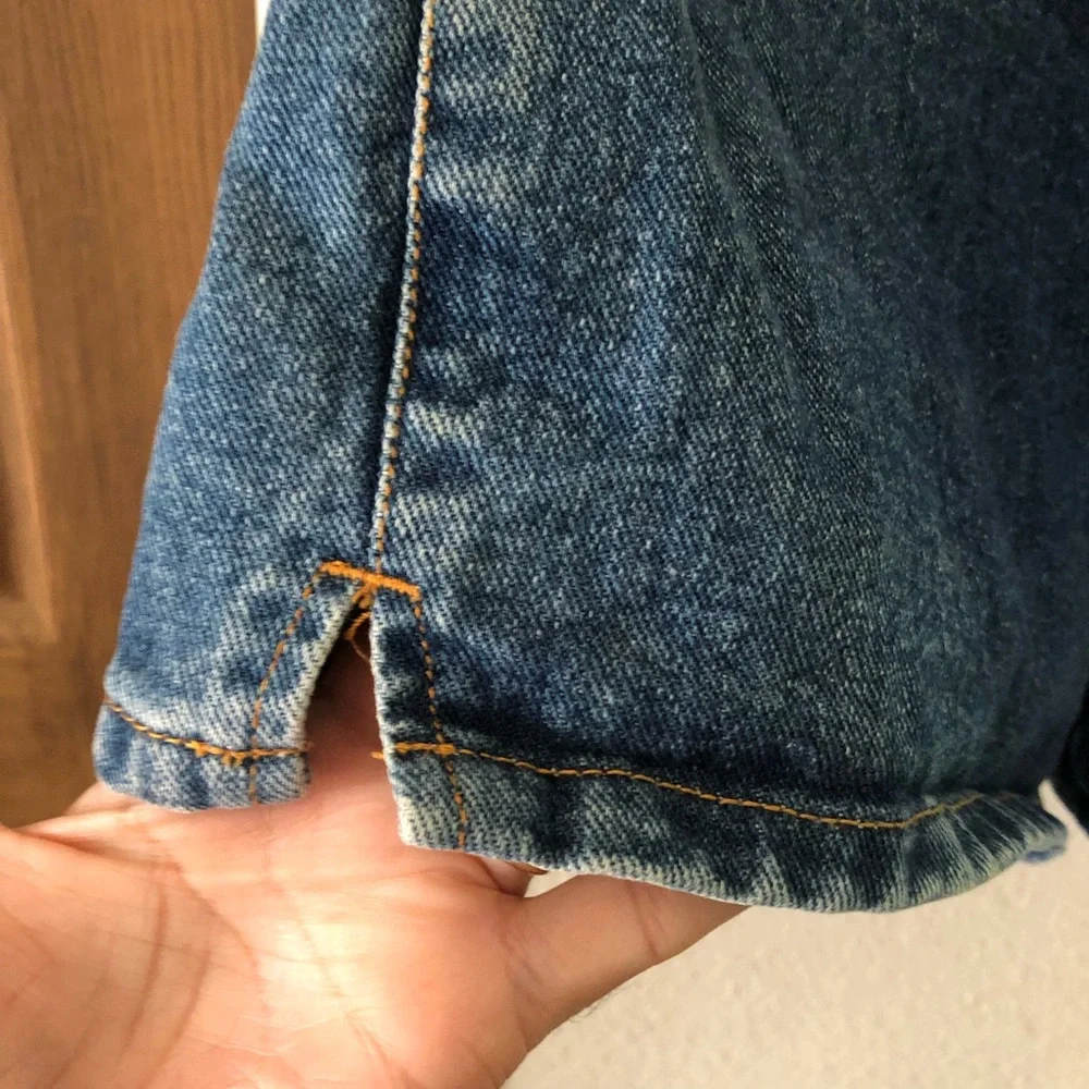 Halson Vintage 90s Baggy Mom Shorts Y2K High Waist Jean Size 10 Medium Wash - Picture 6 of 9